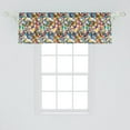 thumbnail image 2 of Ambesonne Art Window Valance, Abstract Awakening Triangles, 42" x 18", Multicolor, 2 of 3