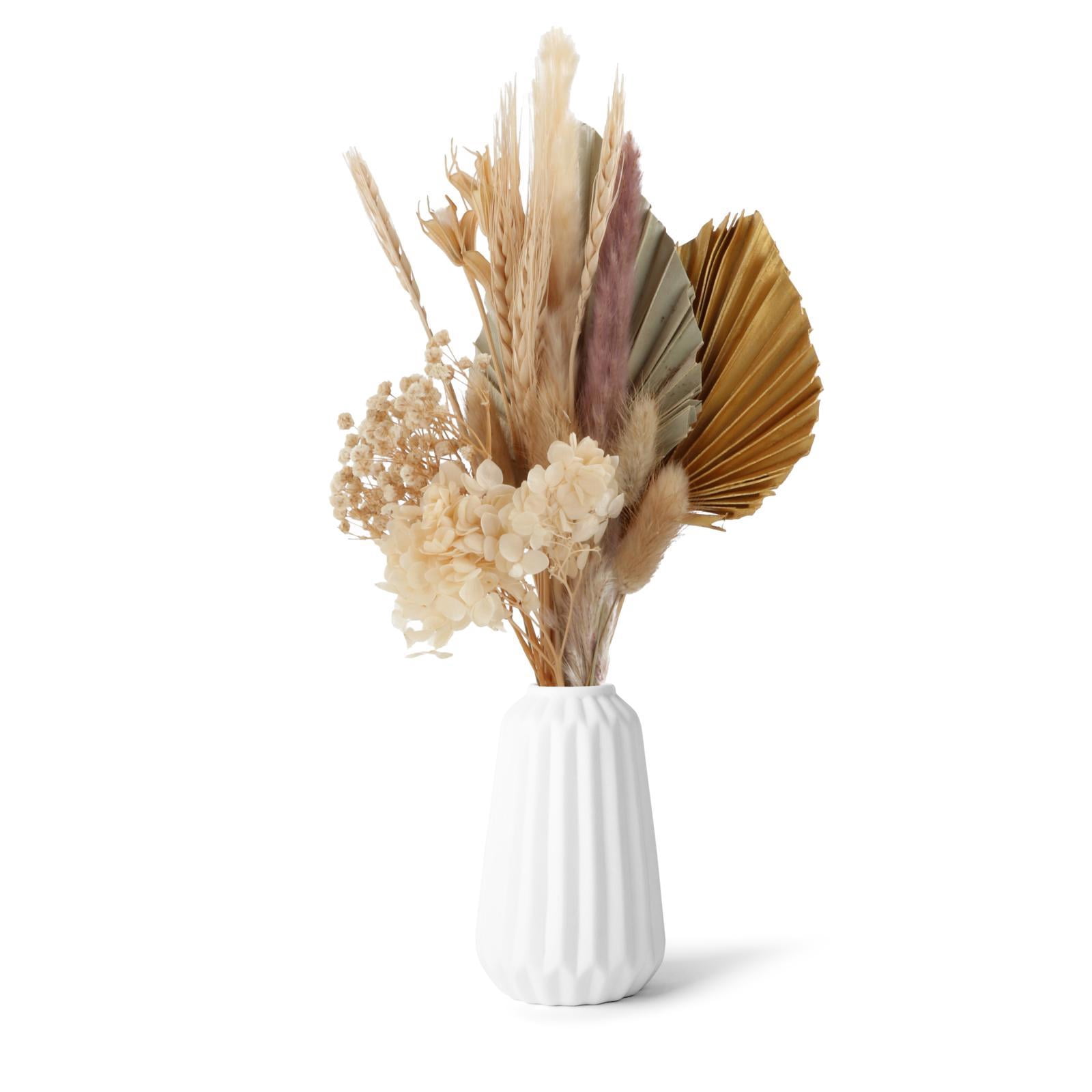 Axioma 2pcs Dried Flowers BouquetS Dried Plants Wedding Boho Gold Pink Gold Pink