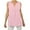 Pink, variant on XFLWAM Women's Linen Tank Tops V Neck Sleeveless Tunic Shirts Summer Casual Loose Flowy Blouse