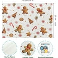 thumbnail image 5 of Christmas Gingerbread Placemats Set of 4, 12x18 Inch Xmas Cookie Seasonal Winter Holiday Table Place Mats for Kitchen Dining Home Party Decor, 5 of 5