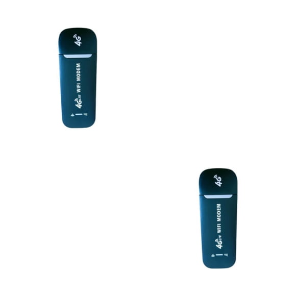 Enrutador 4G LTE Seitruly para acampar senderismo viajar adaptador WiFi portátil 2piezas Negro