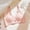 pink, variant on Sexy Push Up Bras For Women Love Heart Pattern Brassiere Deep V Neck Cute Underwear Female Seamless Wireless Soft Lingerie