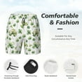 thumbnail image 3 of Yiaed St Patrick's Day3 Print Mens Swim Trunks Bathing Suit Compression Liner Beach Swim Shorts Swimwear Quick Dry Zipper Pocket No-Chafing Board Short-3X-Large, 3 of 6