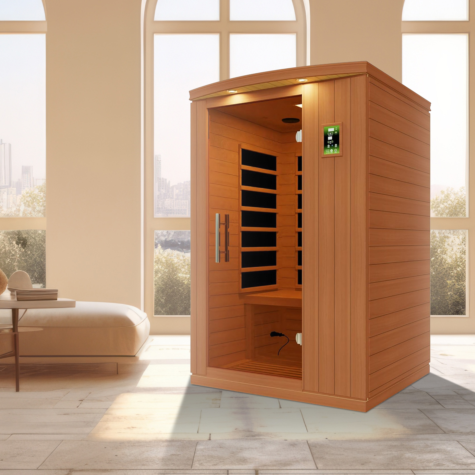 Dynamic Saunas Venice Elite 2 Person Low EMF Infrared Therapy Home Sauna - image 5 of 6