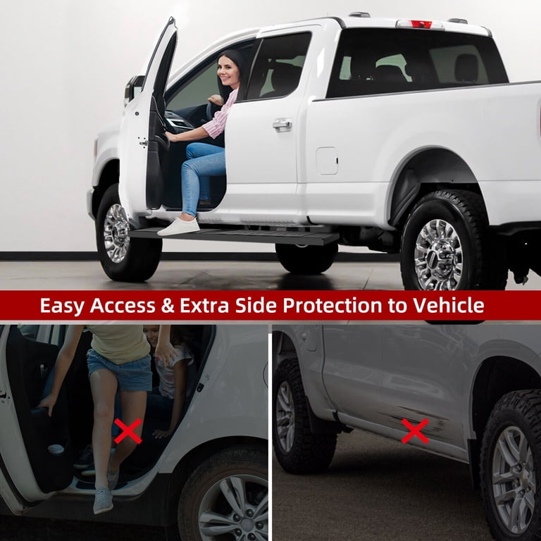 Estribos Laterales Doble Cabina Para Dodge Ram 1500-3500 2009-2024 | 6.75 Pulgadas
