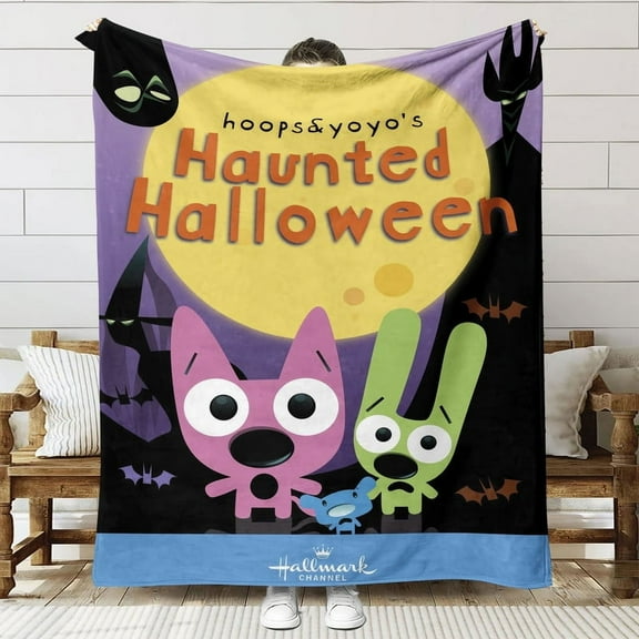 Hoops And Yoyo Throw Blanket Gifts for Fans Lover Girls Boys Women Present Hoodie Him Bed 60"x80"