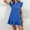 Blue, variant on Youyipin Womens Dresses Women'S Ruffle Hem Sleeveless Tank Dress Round Neck Casual Smock Summer Mini Dresses Summer Dresses For Women 2025