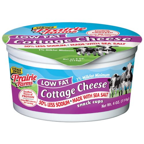 Prairie Farms Low Fat Cottage Cheese 4 Oz Walmart Com