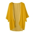 thumbnail image 4 of Deals of The Day Clearance Floral Print Puff Sleeve Buttons Cardigan Cover Up Casual Blouse Tops on Sale Clearance, 4 of 4