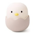 thumbnail image 3 of Luz de noche infantil - Lámpara de noche de pollito - Lámpara LED de silicona recargable por USB con control táctil (luz cálida), 3 of 5