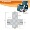 thumbnail image 2 of Aorsher 100% Waterproof Recliner Chair Covers, Washable Slipcover with Pocket, Non-Slip Dog Chair Cover Furniture Protector with Elastic Straps for Pets, 2 of 15