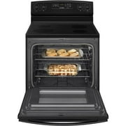 Amana AER6603SFB 4.8 Cu. Ft. Black Freestanding Electric Range