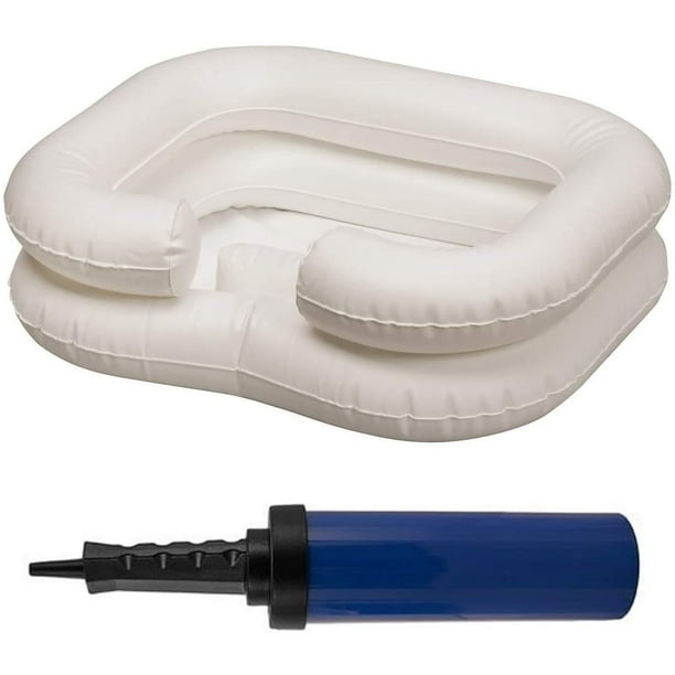 Deluxe Inflatable Shampoo Basin For Elderly with Hand Pump