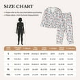 thumbnail image 4 of Honeii Lighthouse And Beacon print Women's Pajama Sets Long Sleeve Button Down Sleepwear Nightwear Soft Pjs Lounge Sets-XX-Large, 4 of 7