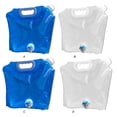 thumbnail image 2 of Sonducket Bolsa de agua con Contenedor plegable Emergencia Camping Viaje Recargable Dispensador de bebidas Accesorios Azul, 5L Type2 NO2, 2 of 6