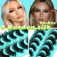 thumbnail image 4 of Eyelashes Mink Lashes Fluffy Natural Look False Lashes Wispy Full Eye Lashes 8D 20 mm Long D Curl Strip Eyelashes Pack 10 Pairs Reusable Fake Eyelashes That Look Like Extensions, 4 of 17