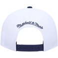 thumbnail image 4 of Men's Mitchell & Ness White/Navy St. Louis Blues Vintage Sharktooth Snapback Hat, 4 of 5