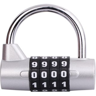 Cadenas à Code Mini EUROXANTY - 4 Chiffres, Acier Et Zinc Pour Valises Et Casiers - Ouverture 10mm