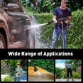 thumbnail image 6 of Wrea 6-in-1 Cordless High Pressure Washer - Wireless Car Wash Water Gun with Sprayer & Hydro Jet Nozzle, Multi-Function Power Cleaner for Outdoor Cleaning Tasks, 6 of 10