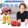 thumbnail image 4 of Robot transformable QUANTUM HEROES DINOSTER de 28 cm 3 en 1, 4 of 6