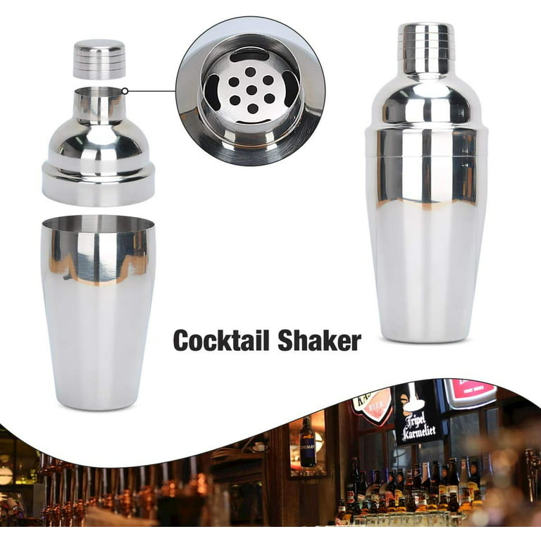Xan Platinka Lancut Stainless Steel Cocktail Kit Shaker Mixer