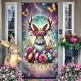 thumbnail image 6 of Easter Bunny Door Banner Background Fabric Clearance, Happy Easter Theme Decoration, 6 of 6