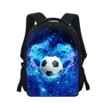 thumbnail image 2 of Backpack Football Pattern Vital Backpack Student Lightweight Practical Children School Bags Plush Kids Backpack Schoolbag Рюкзак, 2 of 4