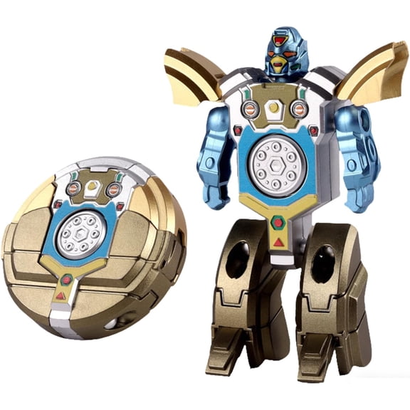 Transformable Fidget Spinner Toys - Robot Relief Sensory Toys for Adults, Silent Bearing System,, Party Favors, Travel & Christmas Stocking Stuffers(Gold)