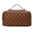 thumbnail image 1 of Bolsa de maquillaje: bolsa de viaje para cosméticos de gran capacidad, bolsa de maquillaje de viaje portátil para mujeres, 1 of 5