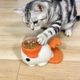 thumbnail image 6 of FEOLGEHLY Clownfish Shape Pet Treat Dispenser Interactive Puzzle Feeder Toy, Slow Feeder Toy for Cats Dogs, Educational Food Dispenser Toy (Orange), 6 of 7