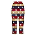 thumbnail image 4 of QATAINLAV Womens American Flag Capri Leggings Independence Day Cropped Yoga Pants Gym Workout Legging Capris Summer Stretch Bottom Tight 4th of July Outfits Prime By Hour Brown M, 4 of 6