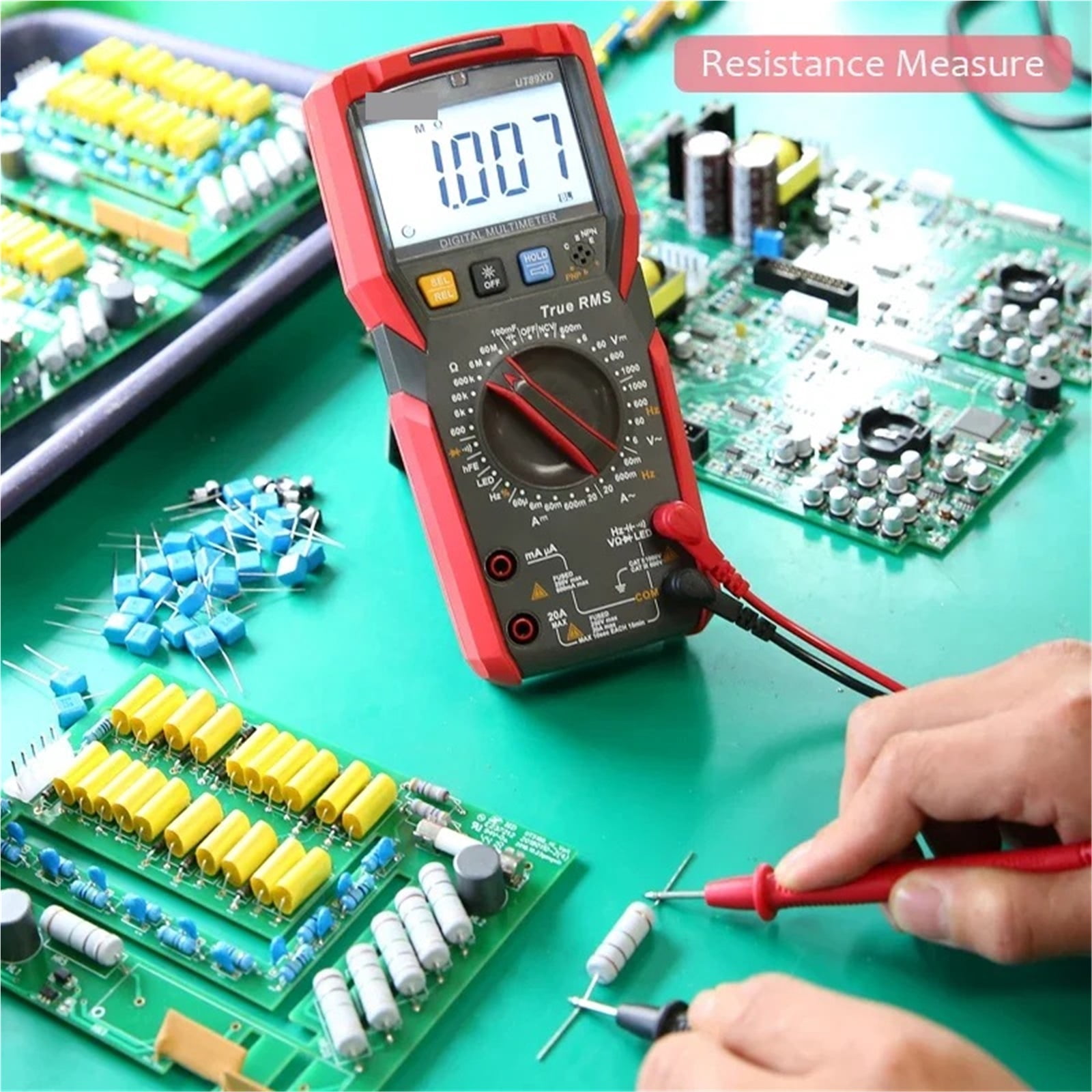 Professional Digital Multimeter UT89X UT89XD True RMS NCV 20A Current AC DC Voltmeter Capacitance Resistance Tester ,Battery Test