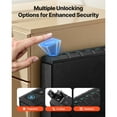 thumbnail image 2 of KFFKFF Gun Safe, Slider Handgun Gun Safe with Fingerprint/Password/Key, 3-Way Quick Access Firearm Case Box with Lighting, 2 of 9