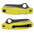 thumbnail image 2 of Spyderco Atlantic Salt Folding Knife 3.69" H1 Serrated Rescue Blade, Yellow FRN Handles - C89SYL, 2 of 3