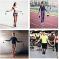 thumbnail image 5 of Cordless Jump Rope Weighted Ropeless Skipping Rope for Fitness Training Speed Rope with Memory Foam Handles for Exercises Men, Women and Kids Wireless Skipping Rope Indoor Outdoor, 5 of 5