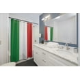 thumbnail image 2 of Italy Flag Premium 71"x74" Waterproof Shower Curtain for Stylish Bath Decor, 2 of 2