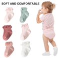 thumbnail image 5 of Calcetines de agarre YONGSHENG con bridas y cordones para niña antideslizantes 6 pares 0 a 3 años XS, 5 of 5