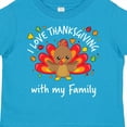 thumbnail image 4 of Inktastic I Love Thanksgiving with My Family-happy Turkey Boys or Girls Toddler T-Shirt, 4 of 5