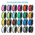 thumbnail image 2 of PLA 3D Printer Filament No Mess No Clogging Printing Consumables Dimensional Accuracy +/- 0.05 1.75mm Diameter 1kg(2.2lbs) Spool Red, 2 of 7