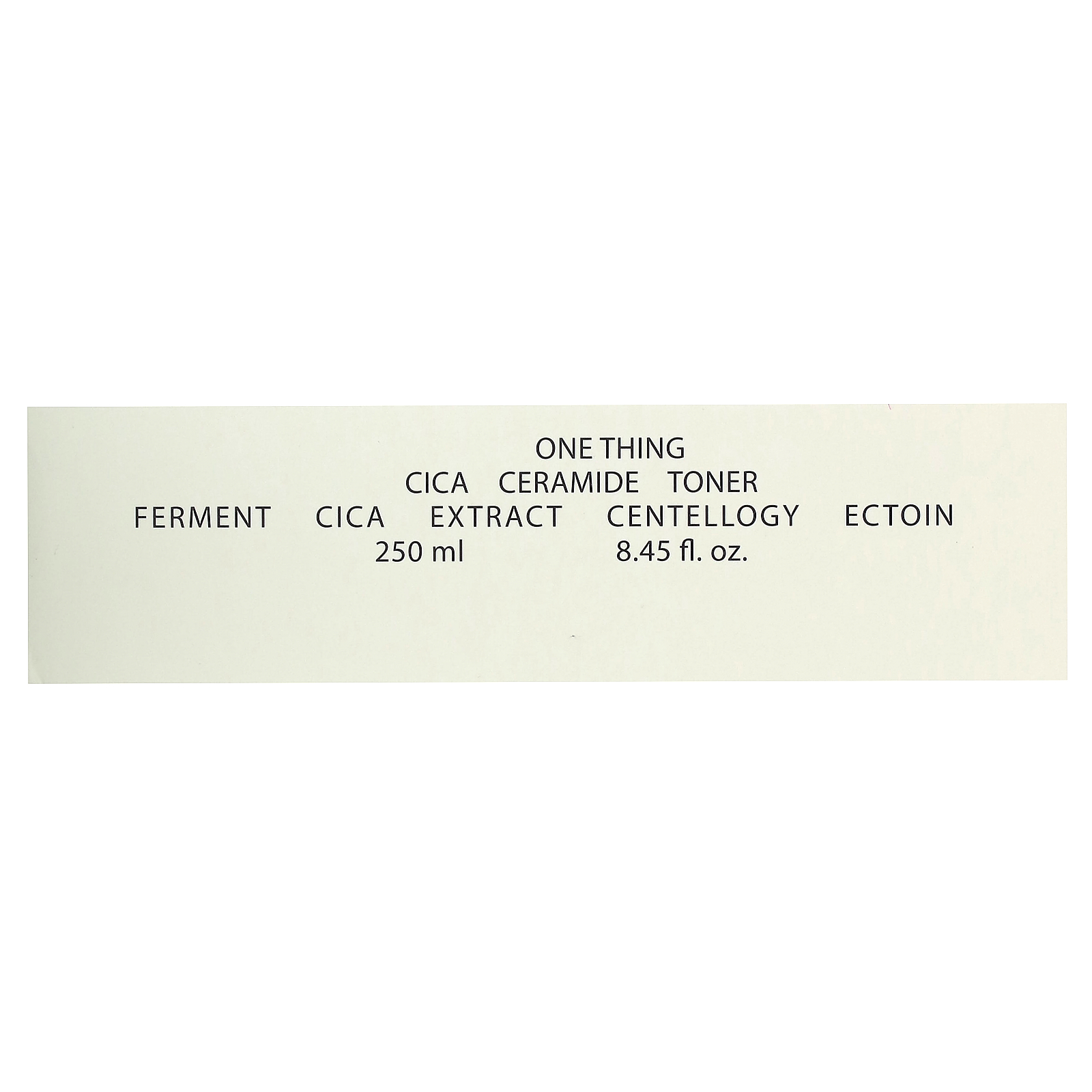 One Thing Cica Ceramide Toner, 8.45 fl oz (250 ml)