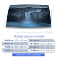 thumbnail image 3 of Aquarium Background Stickers  - Waterfall in Cloudy Scenery - Fish Tank Reptile Terrarium Decor Poster, 3 of 5
