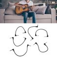 thumbnail image 1 of Guitar Pedal Cable, Guitar Patch Cord 2 Elbow Head Non Slip Plug 6Pcs Durable  For Musical Instrument, 1 of 8