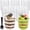 100 Pack 12OZ, variant on 50 Pack 9OZ Plastic Dessert Cups with Dome Lids, No Hole