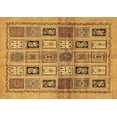 thumbnail image 1 of Ahgly Company Indoor Rectangle Abstract Brown Modern Area Rugs, 7' x 10', 1 of 4