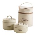 thumbnail image 1 of relayinert Stainless Freshness Layered Box Steel Bento Khaki Box For Insulated As Shown, 1 of 6