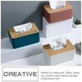 thumbnail image 4 of Miangastore Multifunction Tissue Storage Box White 1Pcs 8.1X4.9X3.7in, 4 of 9