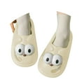 thumbnail image 4 of ibiyuan Slippers For Women Indoor Funny Big Eye Platform Slippers Closed Toe Casual Slides Sandals For Indoor Outdoor Daily Wear, 4 of 9