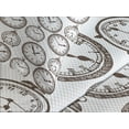 thumbnail image 4 of Ambesonne Vintage Quilted Bedspread Set 3 Pcs, Pocket Wath with Number, Queen Size, Brown, 4 of 5