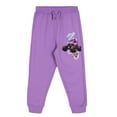 thumbnail image 3 of Monster Jam Sparkle Smash Fleece Pullover Sweatshirt and Jogger Pants Outfit Set Toddler to Big Kid, 3 of 5