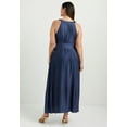 thumbnail image 2 of June + Vie Women's Plus Size Pleated Halter Maxi Dress, 2 of 5